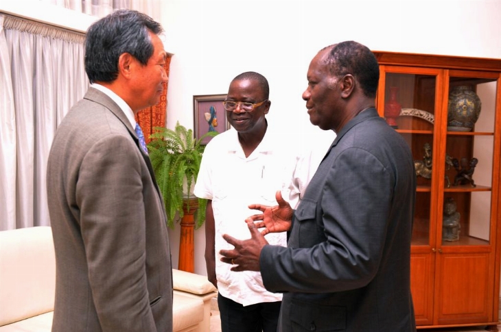 2è tour de la présidentielle/Choi hier chez Ado : “Il y a eu des irrégularités au premier tour de la présidentielle…”